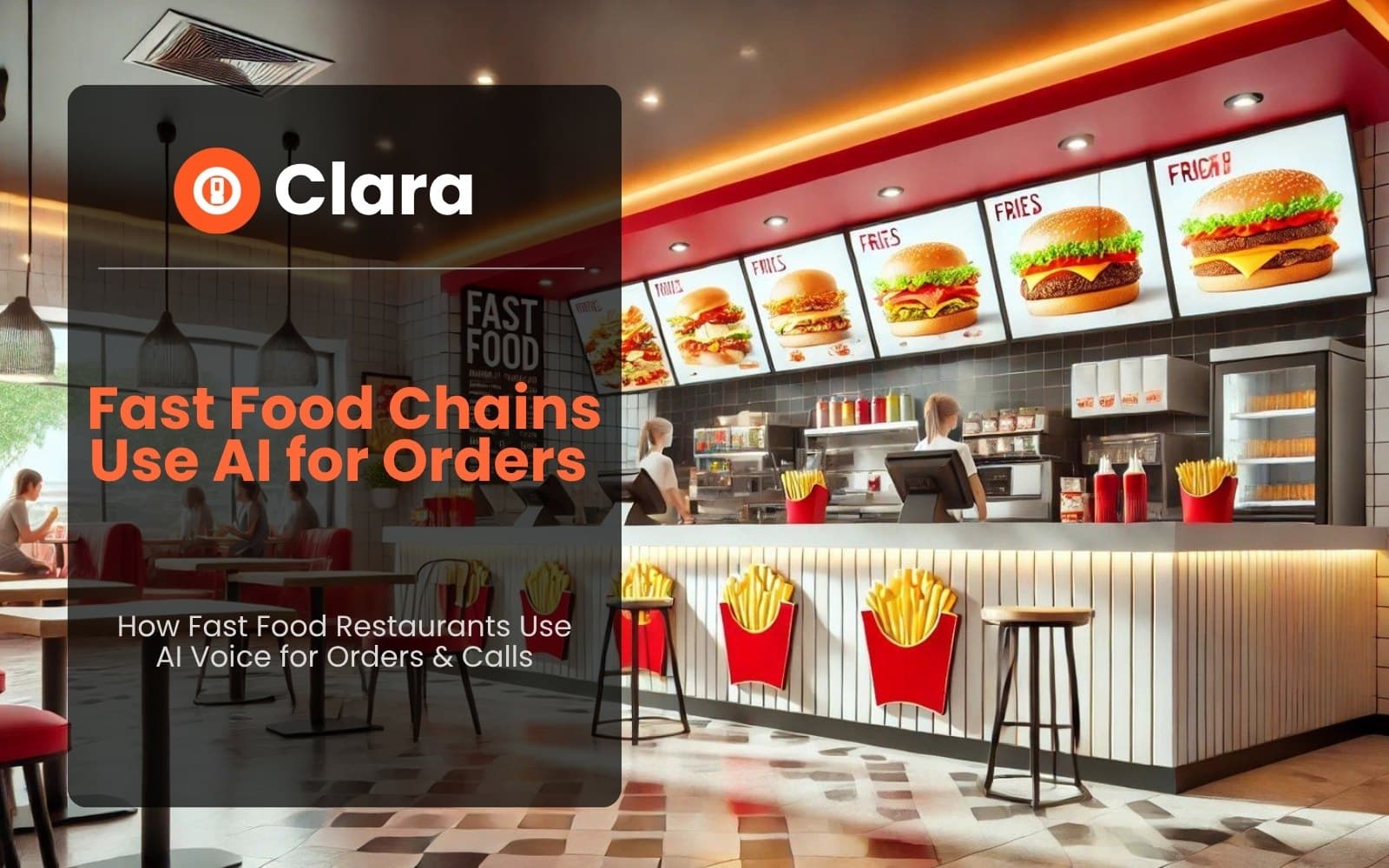 How Fast Food Chains Use AI Voice for Orders And Calls